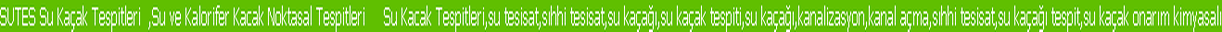 su tesisatı
